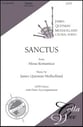 Sanctus SATB choral sheet music cover